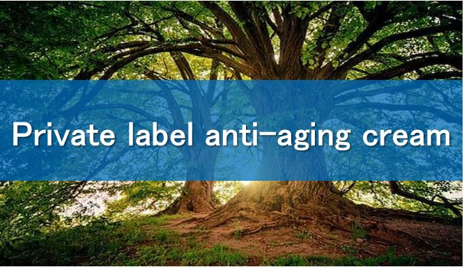 Private label anti-aging cream